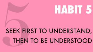 Habit #5