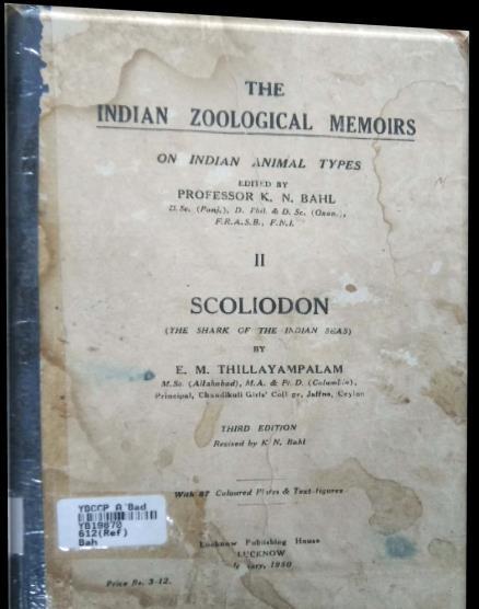The Indian Zoological Memoirs