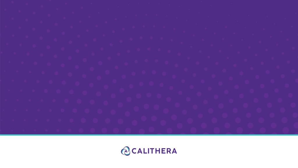 Calithera Biosciences March 2019 Forward-Looking Statements This presentation and the accompanying oral commentary contain forward looking statements for purposes of the safe harbor provisions of the