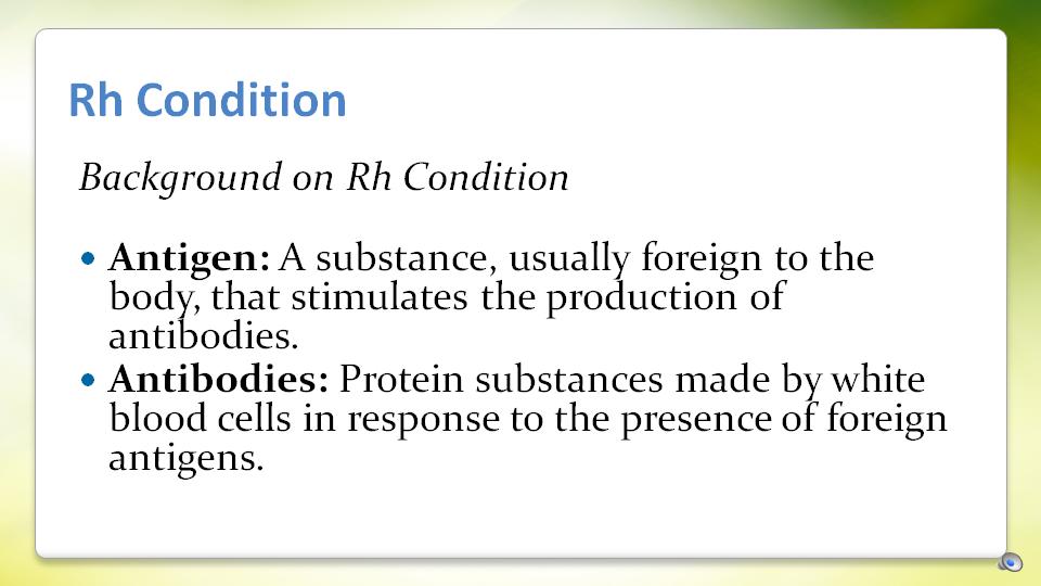 And here's the latter part of the chapter we're talking about, RH condition and addressing