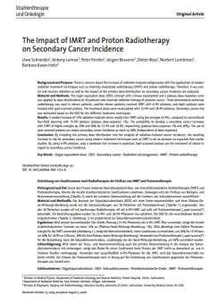 in published risk estimates: Hall: secondary cancer risks is up to 20 times higher for passive PT compared to conventional X-ray