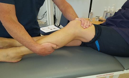 Knee flexion (L5/S1) Position the patient seated with their knee flexed and heel off the bed.