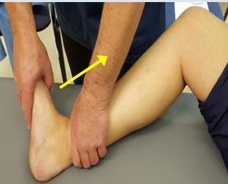 Testing for tone/spasticity in the legs Encourage the patient to relax their leg muscles, place your hands on the patient s thigh and roll the whole leg, observing the movement of the foot.