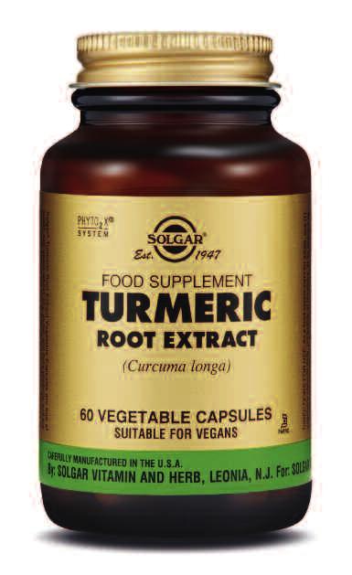 S O L G A R D E S K R E F E R E N C E : Turmeric Root Extract (Curcuma longa) Vegetal Silica Springtime Horsetail (Equisetum arvense) U P C : E4161 U P C : E4068 Standardised Turmeric Root Extract