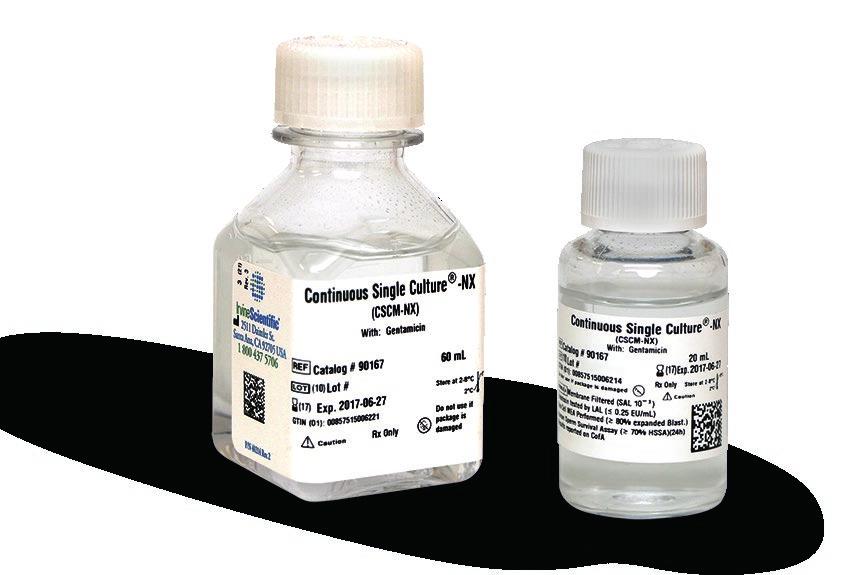 Continuous Single Culture NX is a clinically-proven, low lactate single-step medium that helps improve blastocyst development.