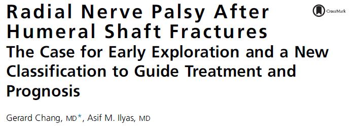 30% don t recover explore early to explore 1. Early nerve injury characterization, subsequent early treatment Time dependent repair and outcomes correlate 2.