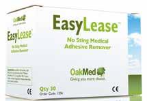 EasyLease Adhesive Remover Wipes EasyLease adhesive remover wipes are used to clean any