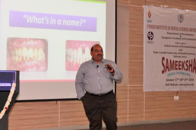 Shivaprasad B (Professor, Raja Rajeshwari Dental College, Bangalore).