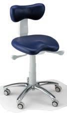 Adjustable assistant s stool with backrest/armrest