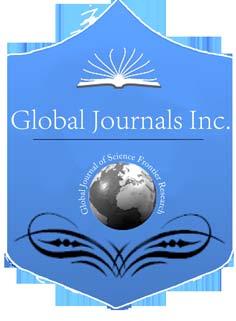 Global Journal of Science Frontier Research Bio-Tech & Genetics Volume 13 Issue 1 Version 1.0 Year Type: Double Blind Peer Reviewed International Research Journal Publisher: Global Journals Inc.