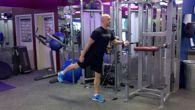 Return to the starting position Leg Swings Stand with your feet hip width apart and hold on to