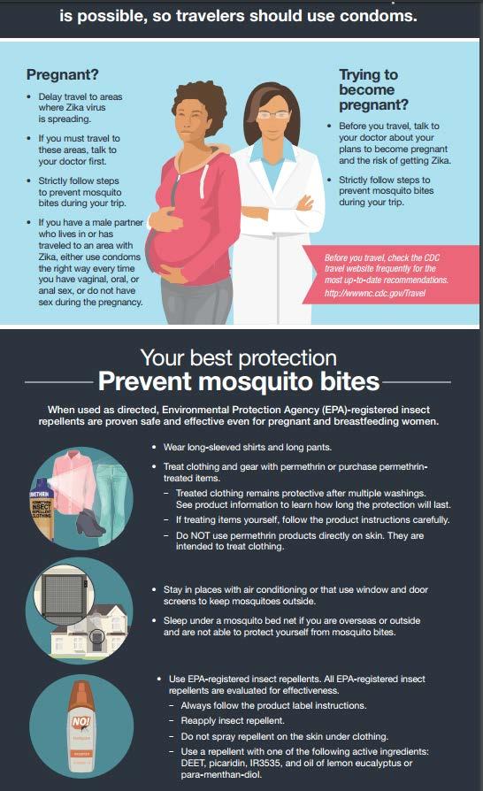 Help educate the your clients and your community about how to prevent Zika