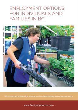 Employment Guide for Families Employment options