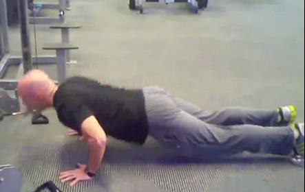 position. Do a push-up, then thrust your feet back in and then finish with a jump. 3.