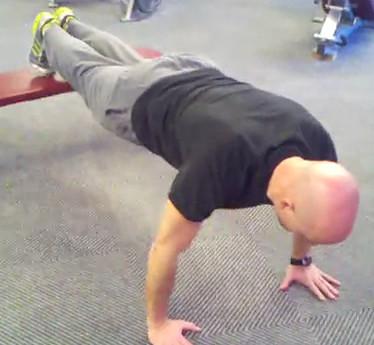 Exercise Library (Exercises are in order of appearance) Decline Pushup 1.
