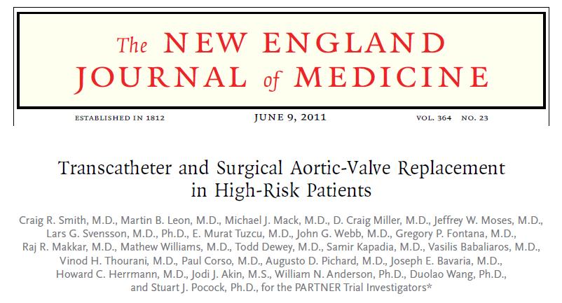 Patients at High Surgical Risk Trials randomizing high risk
