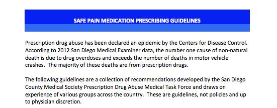 PROVIDER GUIDELINES Safe dosing for acute and chronic pain Do not mix opioids