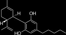 cannabidiol (CBD) isomer of THC mild sedative effects / antipsychotic analgesic