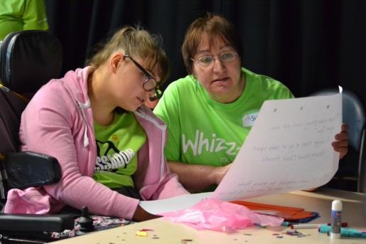 10 Volunteering as a Whizz-Kidz Mentor At Whizz-Kidz we offer work placements to young wheelchair users, as well as the chance to embark upon a leadership programme called Young Leaders.