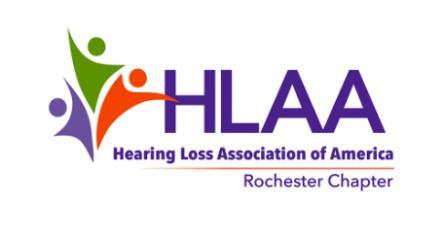 LETTER OF REFERENCE FOR HLAA SCHOLARSHIP Hearing Loss Association of America, Inc. is a volunteer international organization of people with hearing loss, their relatives, and friends.