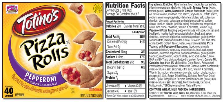 Almost all food labels have an ingredients list.