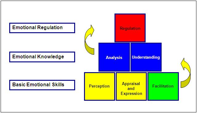 Figure 2.21b The Emotional Coping Hierarchy: Adapted by researcher Source: Adapted from (Salovey et al., 1999, p.