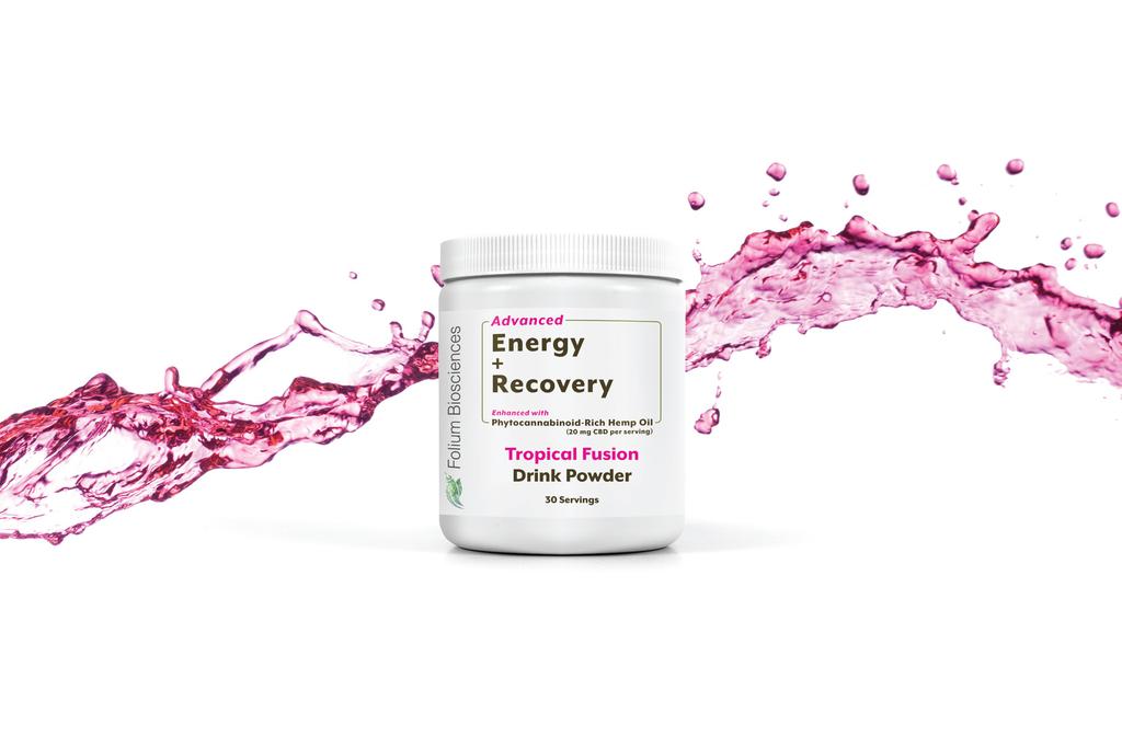 Advanced Energy + Recovery Drink Powder PRODUCT DATA SHEET Product Description Ingredients Attributes Packaging Directions Dosage Our Phytocannabinoid-Rich (PCR) Energy and Recovery Drink Powder is