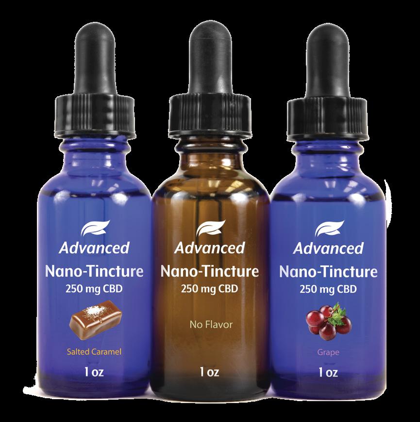 Advanced Nano-Tincture PRODUCT DATA SHEET Product Description Active Ingredients Inactive Ingredients Attributes Packaging The sublingual tinctures are made with water-soluble hemp extract in a