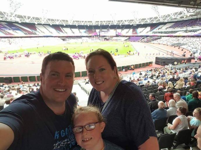 She has become interested in para-athletes so we took a fantastic trip to London s Olympic stadium to watch the London 2017 paraathletic Championships.