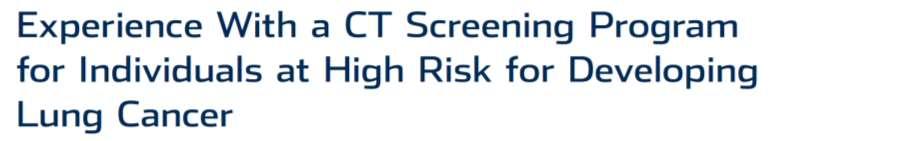 8.6 million Americans eligible for screening Annual number of lung cancer deaths averted 12,250 NCCN Group 2 adds approximately 2