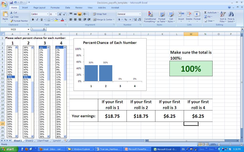Appendix 2: Screenshot of Excel Tool for