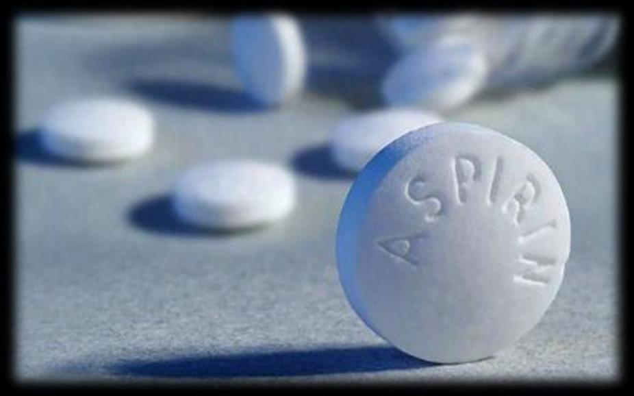 Aspirin Everyone age 50 and older should be on Aspirin 81mg daily