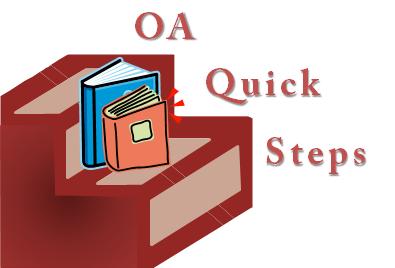 Completing this two-part OA Quick Steps Workshop may be just the answer.