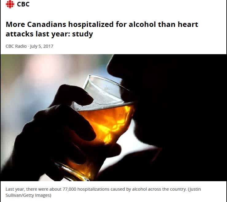 Alcohol And while the opioid crisis gripping many provinces continues to grab headlines, experts warn that a looming alcohol health crisis should not be ignored.