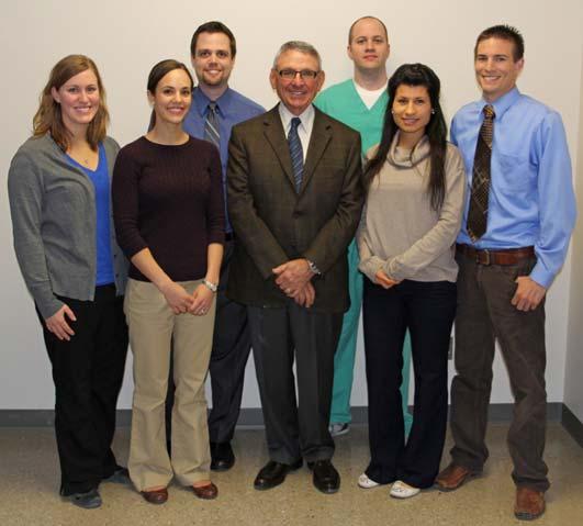 Page 8 Dr. Myron Nevins Presents CE Lecture to Department of Periodontics Faculty, Residents, and Adjunct Faculty On April 4, Dr.