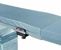 thickness of 80 mm for a comfortable patient positioning even during long procedures.