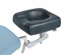 50 ACCESSORIES CATALOGUE NEUROLOGY - ENT - OPHTHALMOLOGY 51 SQUARE SECTION ADAPTER FOR HEADREST SQUARE-SHAPED HEADREST 9925010 For