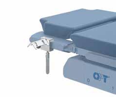 GENERAL SURGERY FIXED CLAMP WITH FAST LOCKING ATTACHMENT PAIR OF ADJUSTABLE FEET SUPPORTS