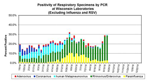 Current Seasonal Respiratory Virus Activity Influenza and non-influenza virus respiratory surveillance Early Influenza season, 2018-2019 Early Influenza season,