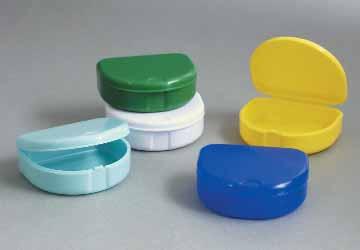 Ortho Appliance Boxes An excellent container for storing a variety of dental appliances like bleaching trays, splints, retainers, etc. Custom imprinting available for the dental office.