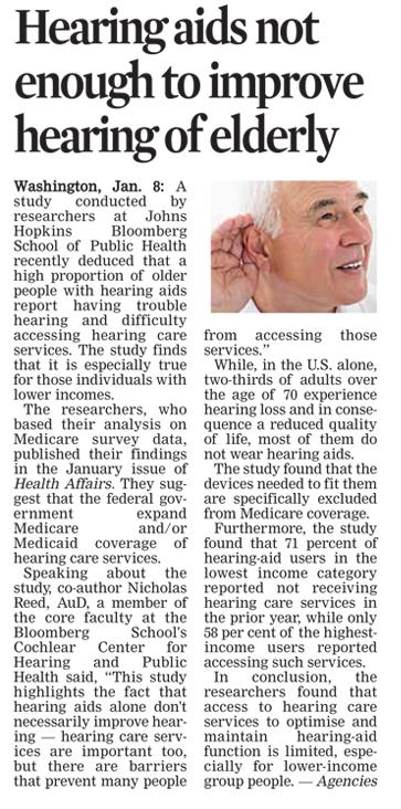 Hearing Aids (The Asian Age:20190109)