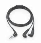 Using audio accessories with your processor Cochlear Nucleus CP800 Series Bilateral Personal Audio Cable for connecting a battery powered sound source to two processors (bilateral use).