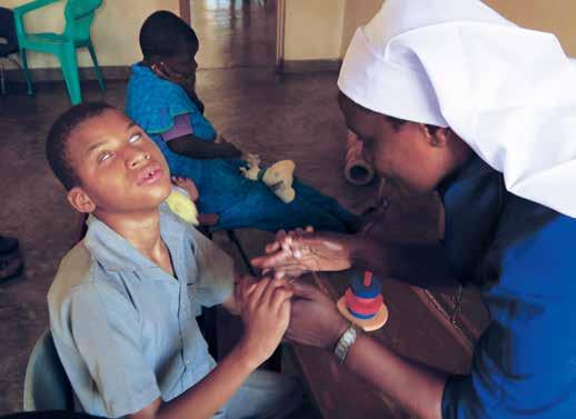 Deaf and blind children in Malawi may be considered outcasts in their society, but the sisters and staff at Chisombezi Deafblind Centre show them that they are greatly loved and valued by God.