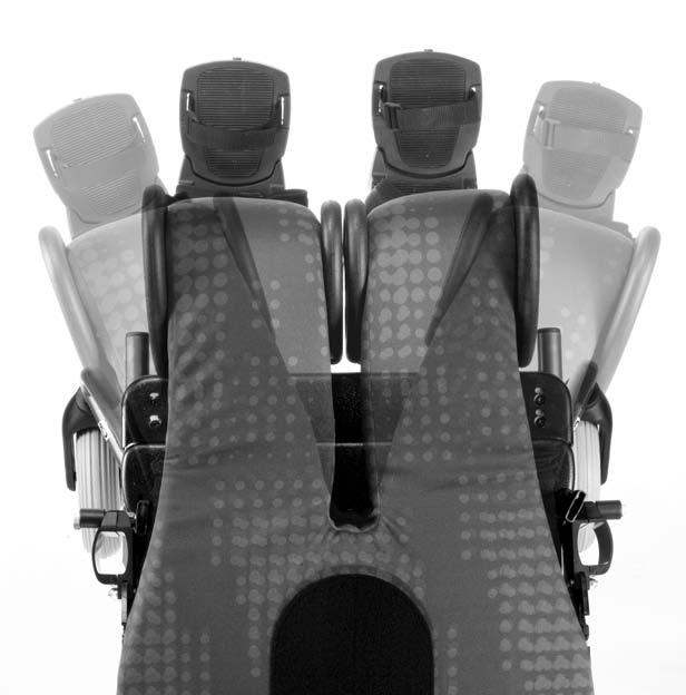 Themulti-adjustablecomplexlateral supports can contour to varying thoracicshapes,inbothahorizontal andverticalorientation,increasing surface area contact for improved posturalsupportandcomfort.