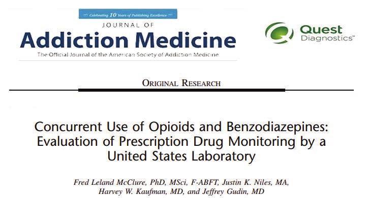 Benzodiazepines + Opioids Dangerous