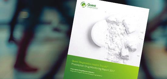 Quest Diagnostics Health Trends Largest private database in the world with 44 billion de-identified lab test results* Quest Diagnostics Health Trends report novel findings on heart disease, diabetes,