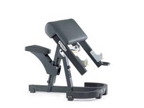 Olympic Flat Bench PG07 Olympic Incline Bench PG01 Olympic Half Rack PG10 Scott Bench PG06 Two user footplates Spotter platform for safe and (patent pending) to