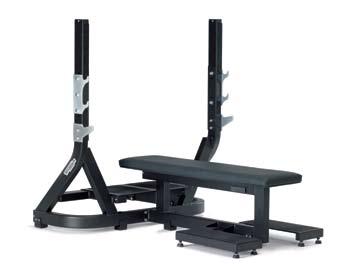 Machine Weight: kg 210 lbs 463 Length: 1047 in 41 Width: 821 in 32 Height: 1042 in 41 Bench Weight: kg 84 lbs 185 Olympic Decline Bench The Adjustable Roll-pad IPF