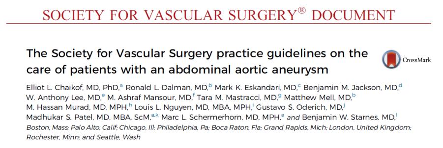 What do the GLs say? Population screening of older women for AAA does not reduce the incidence of aneurysm rupture.