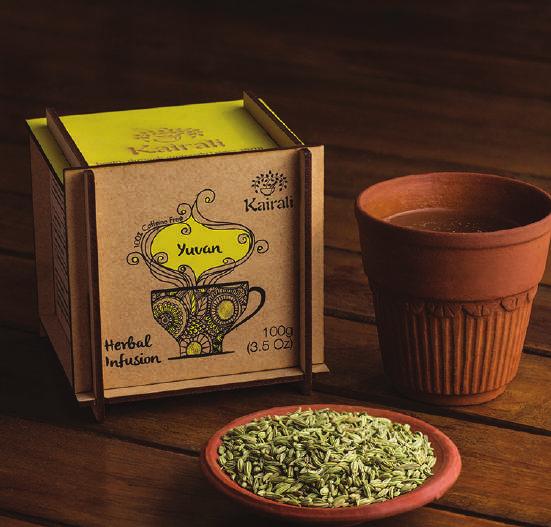 HERBAL INFUSION KAIRALI Kairali Ayurvedic Herbal Tea are proprietary products that have evolved through rigorous
